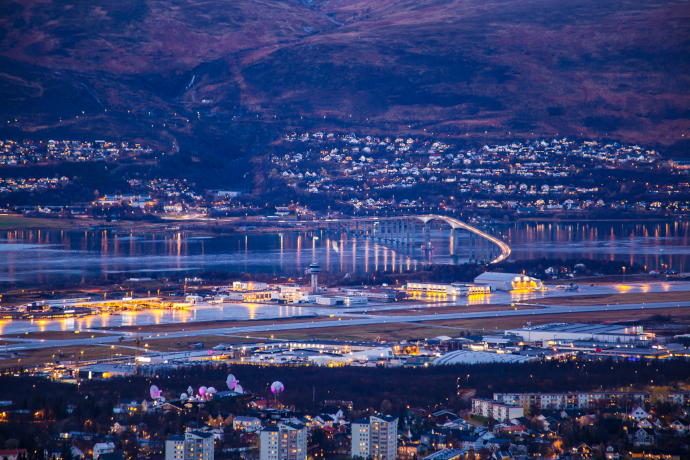 Tromso Airport serves Tromsø and Northern Norway.